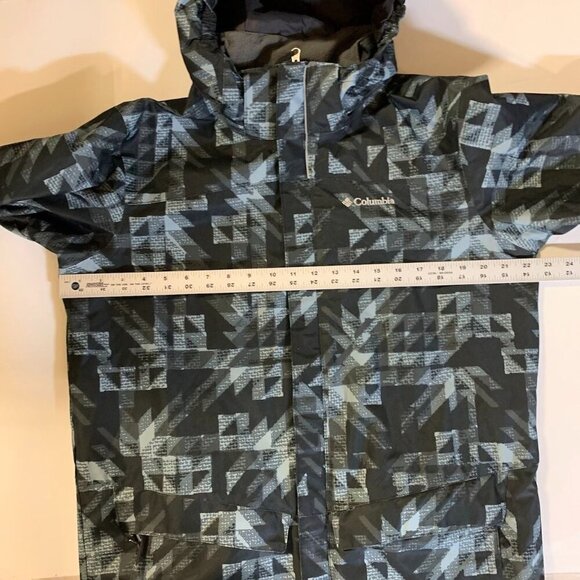 Columbia Boys‎ Bugaboo II Geographic  Zipper Snap Hoodie Parka Jacket Size XL - Picture 12 of 14